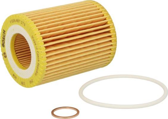 BOSCH F 026 407 173 - Масляний фільтр autocars.com.ua
