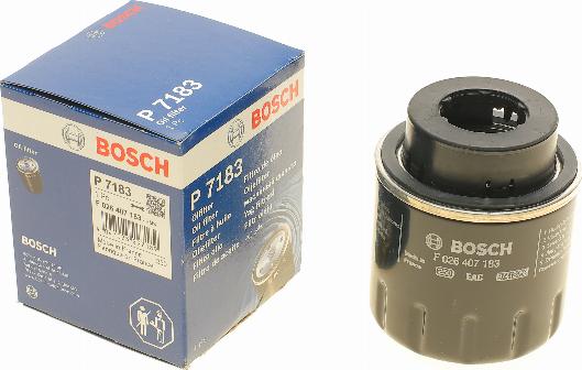 BOSCH F 026 407 183 - Масляный фильтр avtokuzovplus.com.ua