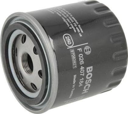 BOSCH F 026 407 184 - Масляний фільтр autocars.com.ua