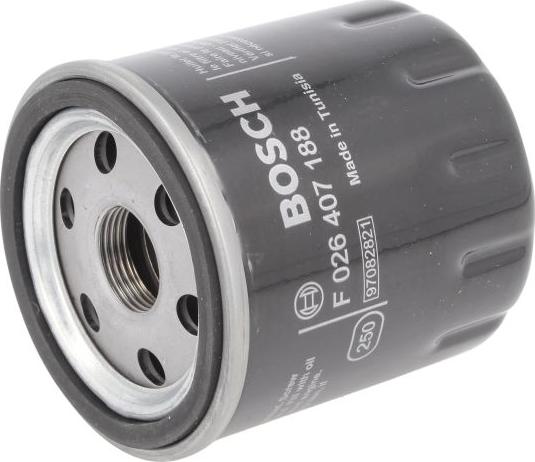 BOSCH F 026 407 188 - Масляний фільтр autocars.com.ua