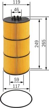 BOSCH F 026 407 192 - Масляний фільтр autocars.com.ua