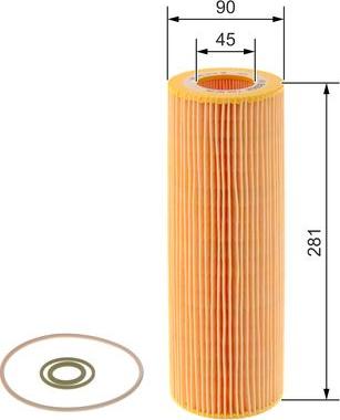 BOSCH F 026 407 196 - Масляний фільтр autocars.com.ua