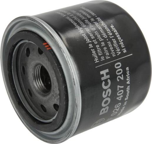 BOSCH F 026 407 200 - Масляний фільтр autocars.com.ua