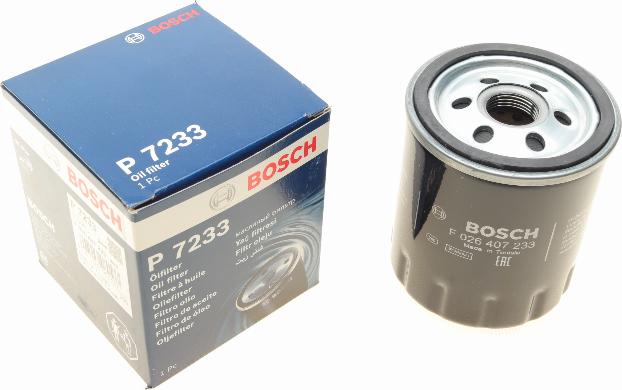 BOSCH F 026 407 233 - Масляний фільтр autocars.com.ua