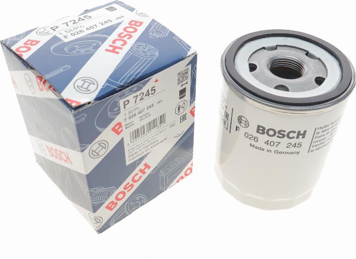 BOSCH F 026 407 245 - Масляний фільтр autocars.com.ua