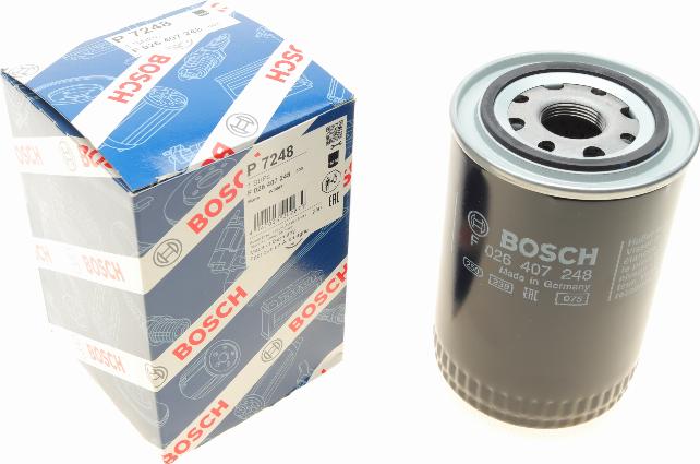 BOSCH F 026 407 248 - Масляний фільтр autocars.com.ua