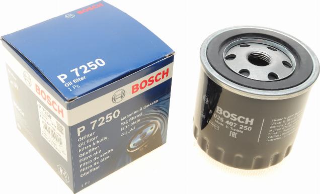 BOSCH F 026 407 250 - Масляный фильтр avtokuzovplus.com.ua