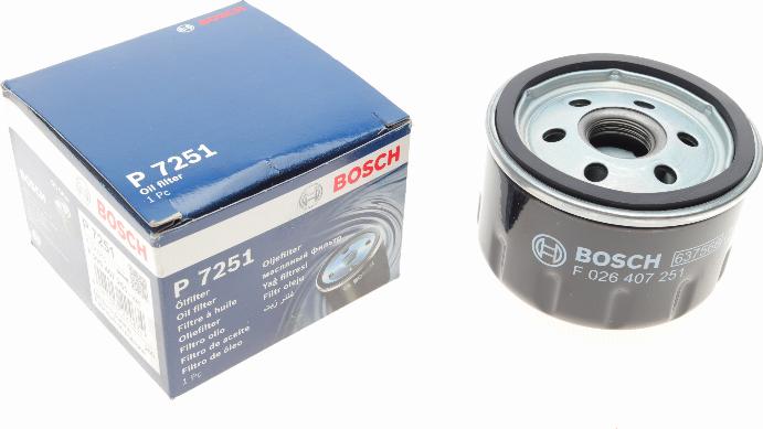 BOSCH F 026 407 251 - Масляный фильтр avtokuzovplus.com.ua