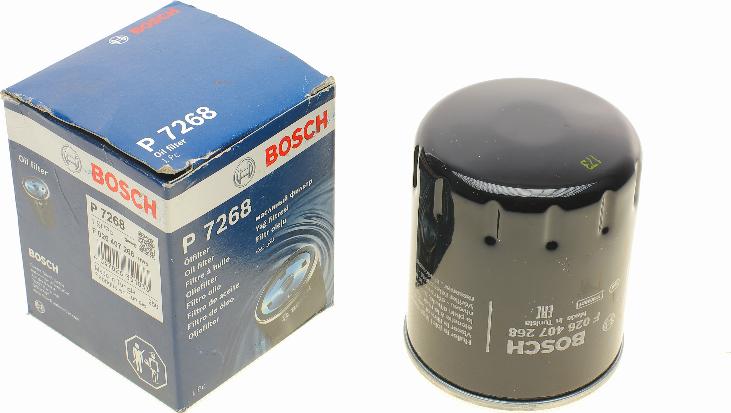 BOSCH F 026 407 268 - Масляний фільтр autocars.com.ua