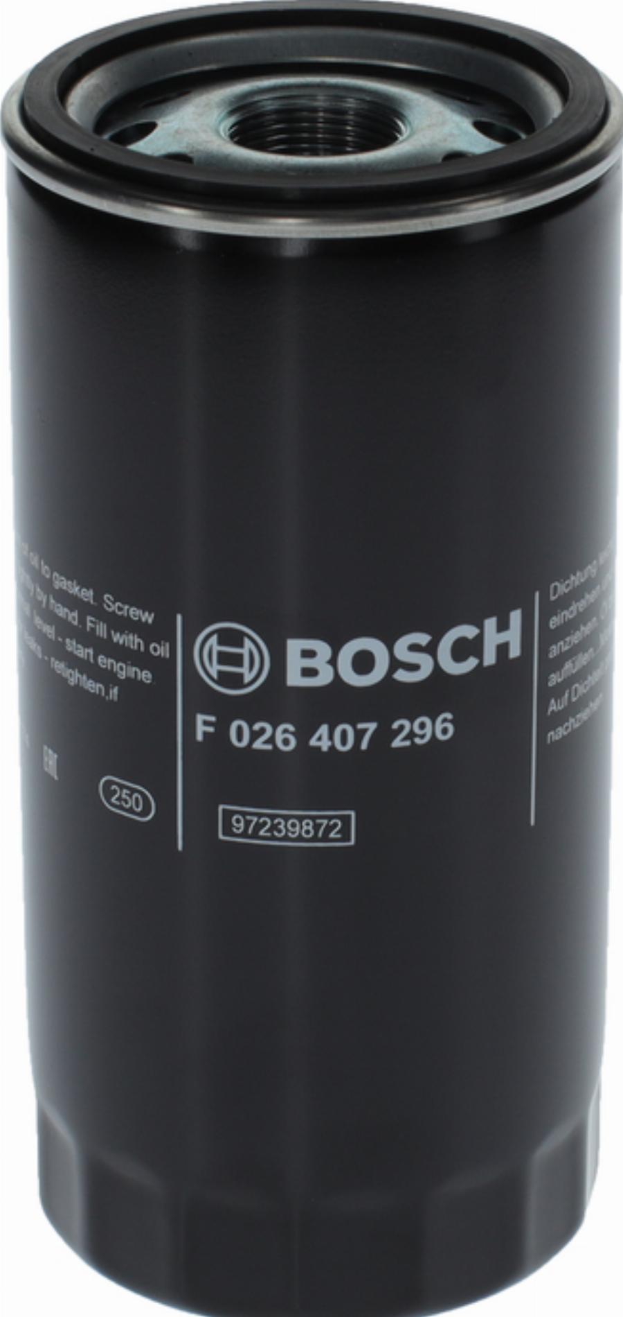 BOSCH F 026 407 296 - Масляний фільтр autocars.com.ua