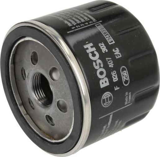 BOSCH F 026 407 302 - Масляний фільтр autocars.com.ua