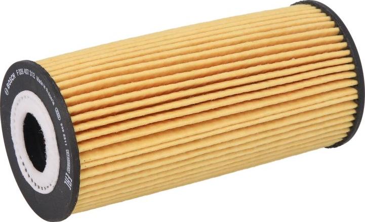 BOSCH F 026 407 312 - Масляний фільтр autocars.com.ua