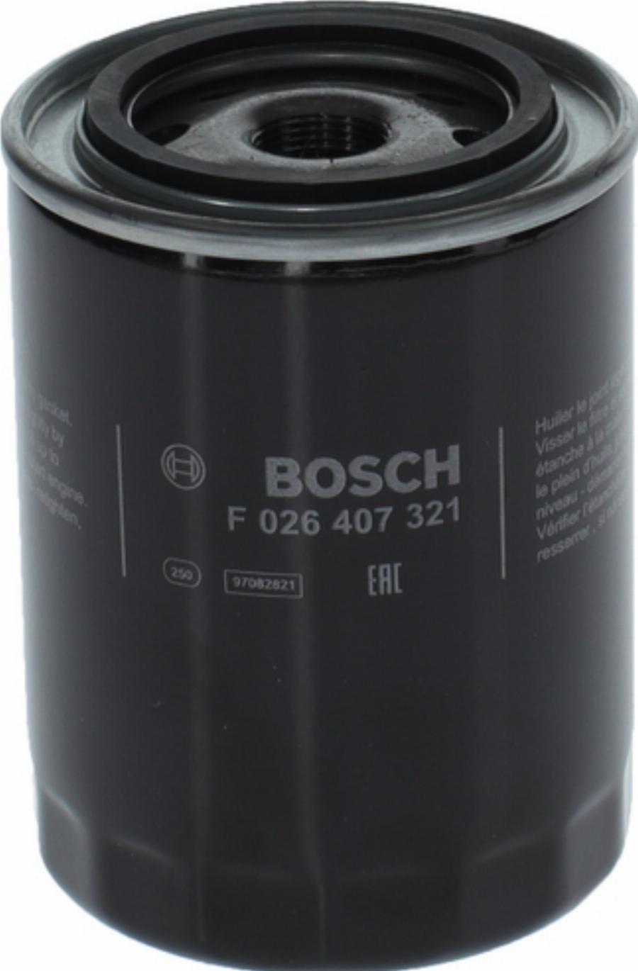 BOSCH F 026 407 321 - Масляний фільтр autocars.com.ua