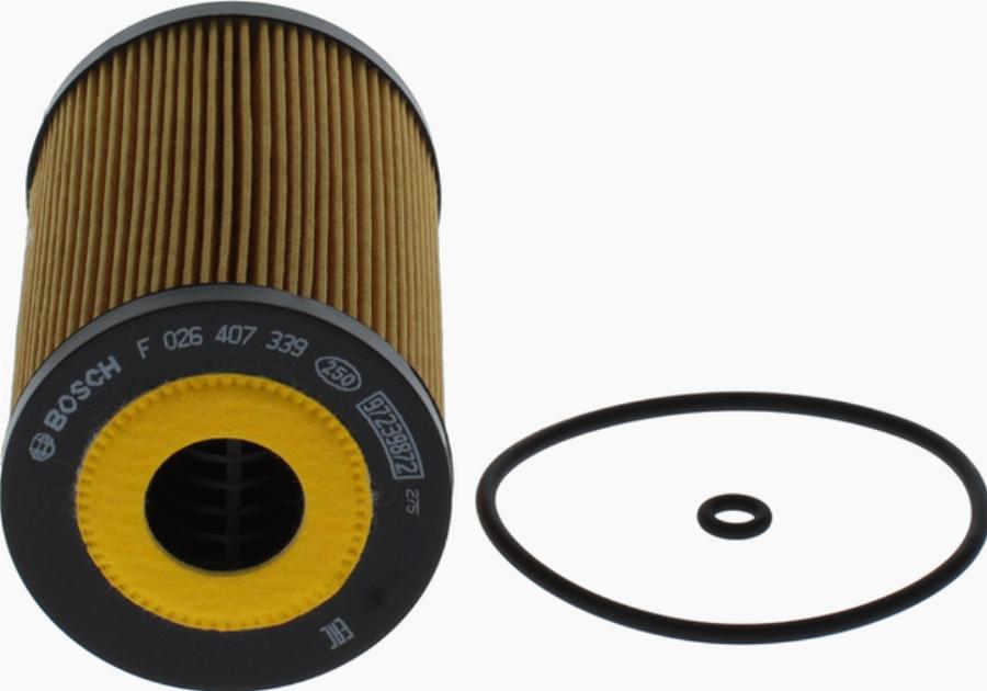 BOSCH F 026 407 339 - Масляний фільтр autocars.com.ua