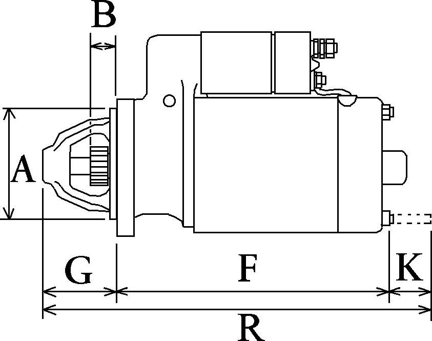 BOSCH F 032 111 346 - Стартер autocars.com.ua