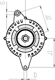 BOSCH F 032 111 413 - Генератор avtokuzovplus.com.ua