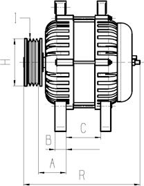 BOSCH F 032 111 477 - Генератор autocars.com.ua