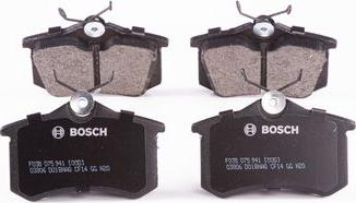 BOSCH F 03B 075 941 - Тормозные колодки, дисковые, комплект autodnr.net