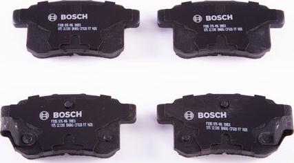 BOSCH F 03B 076 416 - Тормозные колодки, дисковые, комплект autodnr.net