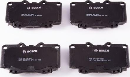 BOSCH F 03B 076 417 - Гальмівні колодки, дискові гальма autocars.com.ua