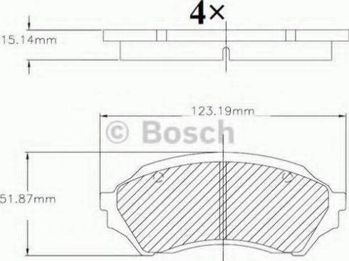 BOSCH F 03B 150 068 - Тормозные колодки, дисковые, комплект avtokuzovplus.com.ua