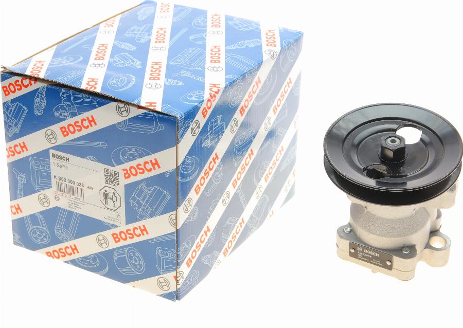 BOSCH K S02 000 028 - Гідравлічний насос, рульове управління, ГУР autocars.com.ua