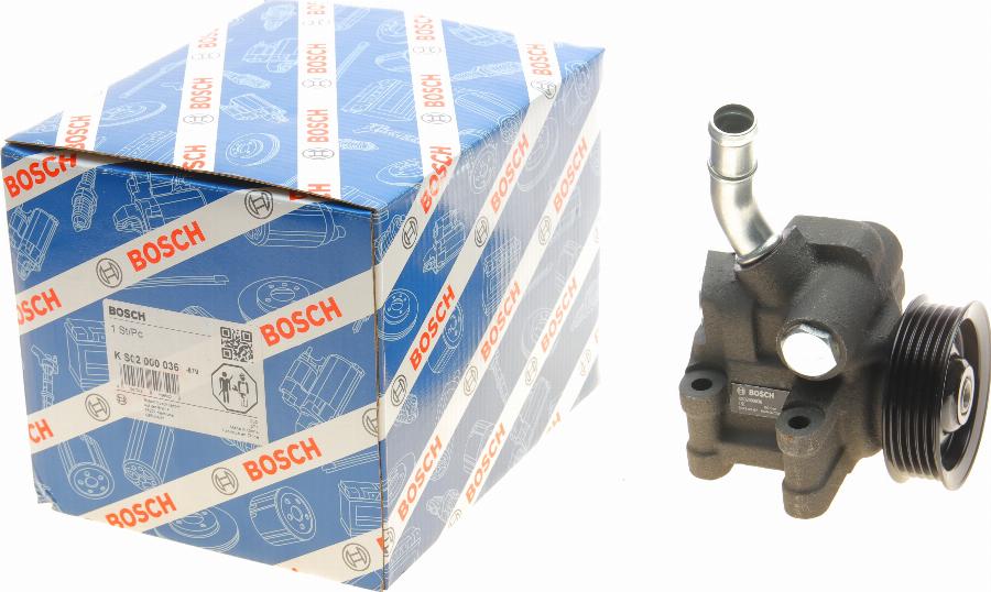 BOSCH K S02 000 036 - Гідравлічний насос, рульове управління, ГУР autocars.com.ua