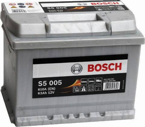 BOSCH S5005 - Стартерная аккумуляторная батарея, АКБ autodnr.net