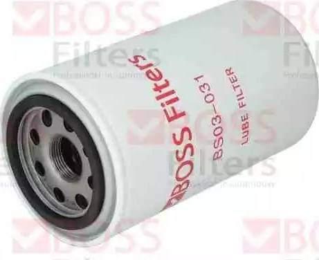 BOSS FILTERS BS03-031 - Масляний фільтр autocars.com.ua