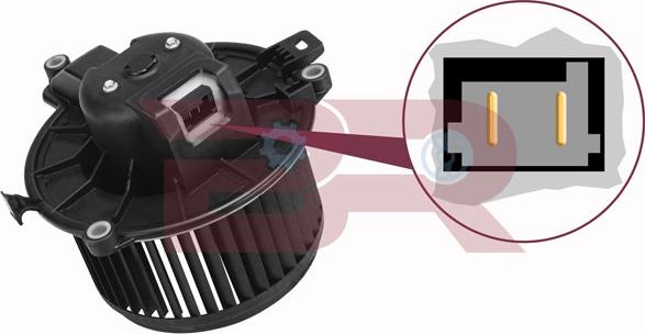 BOTTO RICAMBI BRAC3402 - Вентилятор салону autocars.com.ua