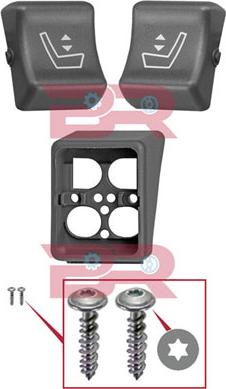 BOTTO RICAMBI BRCA3266 - Вимикач, регулювання положення сидіння autocars.com.ua