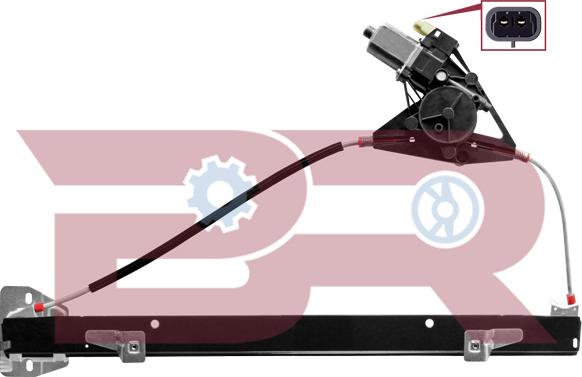 BOTTO RICAMBI BRCA3866 - Підйомний пристрій для вікон autocars.com.ua