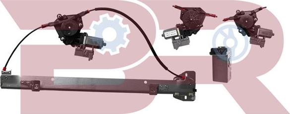 BOTTO RICAMBI BRCA4134 - Підйомний пристрій для вікон autocars.com.ua