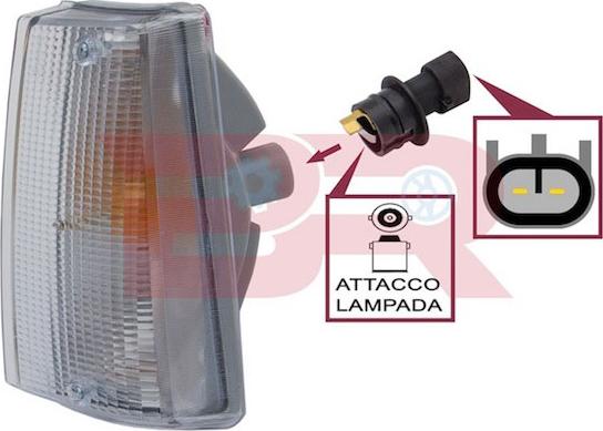 BOTTO RICAMBI BREL3913 - Бічний ліхтар, покажчик повороту autocars.com.ua