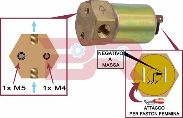 BOTTO RICAMBI BREL4902 - Клапан, смолоскипна пристрій полегшення пуску autocars.com.ua