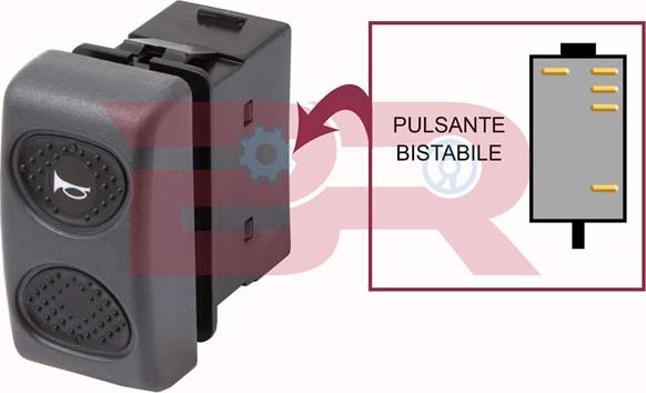BOTTO RICAMBI BREL6584 - Вимикач, звуковий сигнал autocars.com.ua