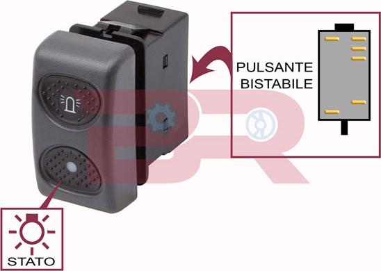 BOTTO RICAMBI BREL6596 - Вимикач, звуковий сигнал autocars.com.ua