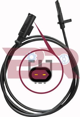 BOTTO RICAMBI BREL9030 - Датчик ABS, частота обертання колеса autocars.com.ua