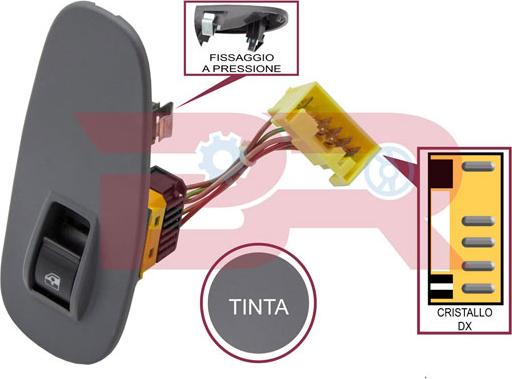 BOTTO RICAMBI BREL9049 - Вимикач, стеклолод'емнік autocars.com.ua