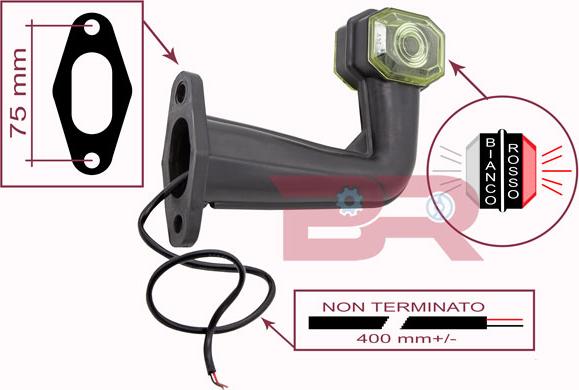 BOTTO RICAMBI BREL9077 - Бічний ліхтар, покажчик повороту autocars.com.ua