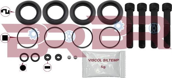 BOTTO RICAMBI BRFR1135 - Ремкомплект, гальмівний супорт autocars.com.ua