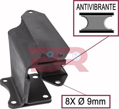 BOTTO RICAMBI BRM2425S - Подушка, підвіска двигуна autocars.com.ua