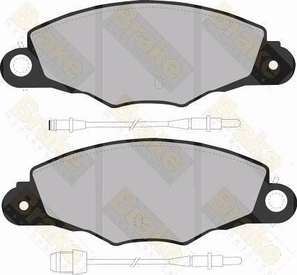 Brake Engineering PA1145 - Гальмівні колодки, дискові гальма autocars.com.ua