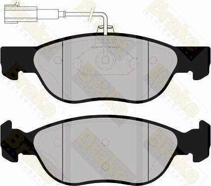 Brake Engineering PA1156 - Гальмівні колодки, дискові гальма autocars.com.ua