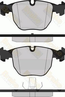 Brake Engineering PA1237 - Гальмівні колодки, дискові гальма autocars.com.ua