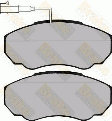 Brake Engineering PA1285 - Гальмівні колодки, дискові гальма autocars.com.ua