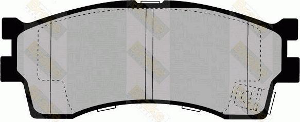 Brake Engineering PA1352 - Гальмівні колодки, дискові гальма autocars.com.ua