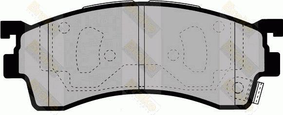 Brake Engineering PA1365 - Гальмівні колодки, дискові гальма autocars.com.ua