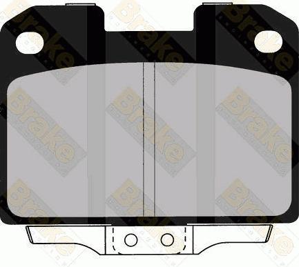 Brake Engineering PA1372 - Гальмівні колодки, дискові гальма autocars.com.ua