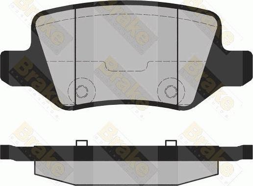 Brake Engineering PA1469 - Гальмівні колодки, дискові гальма autocars.com.ua